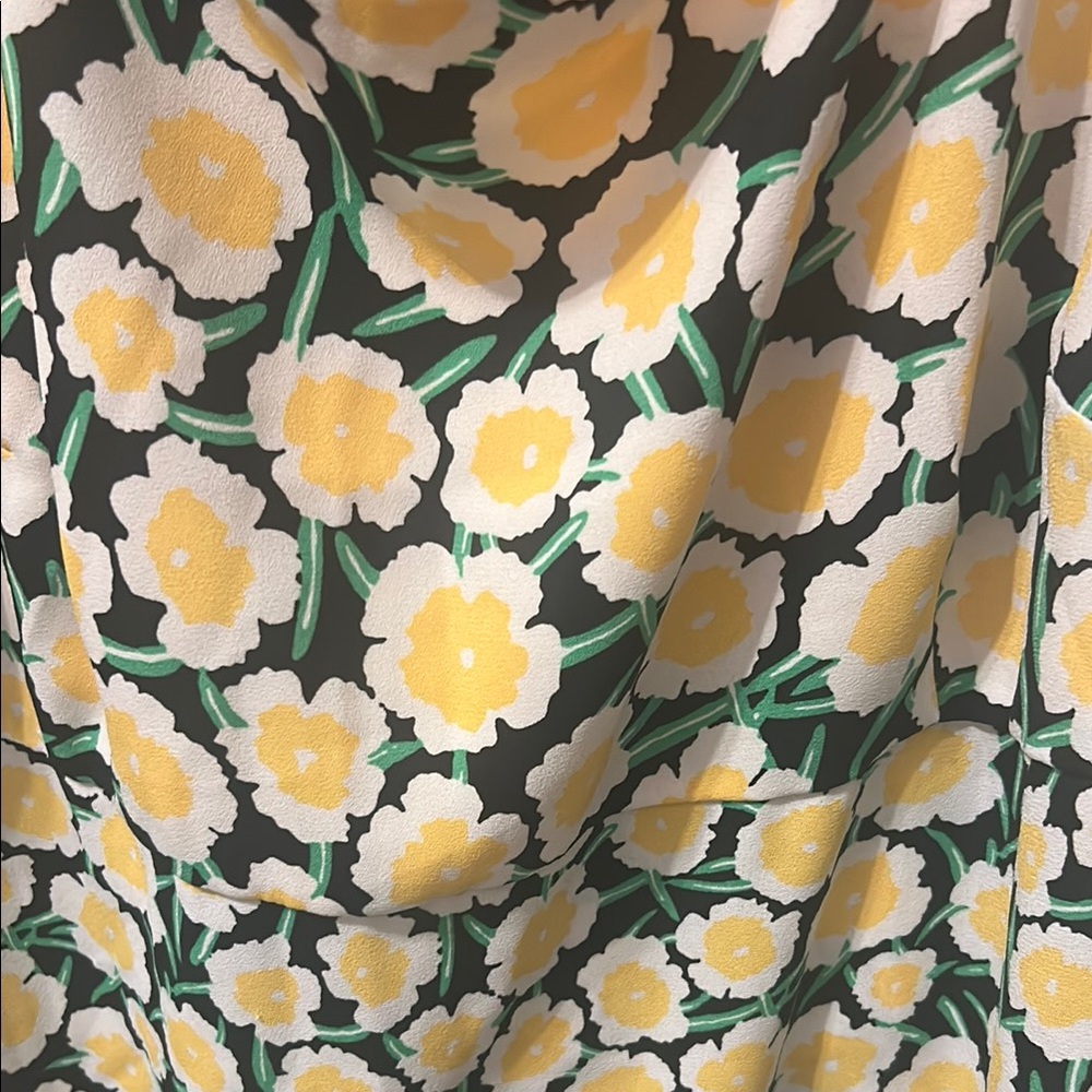 Diane Von Furstenberg Yellow Floral Sundress - Picture 2 of 13